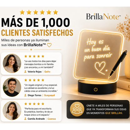 Escribe recuerdos que brillan.